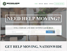 Tablet Screenshot of movinglabor.com